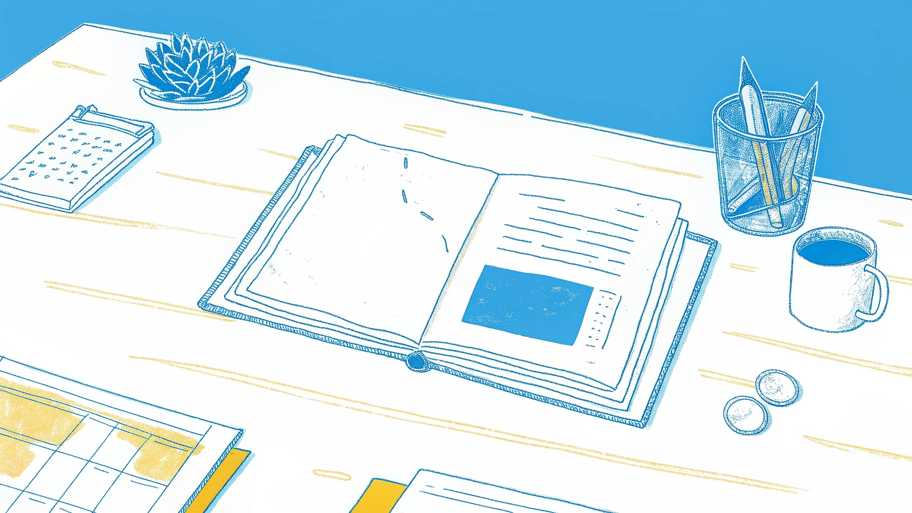 New York LLC publication requirement desk with county map, legal document, newspaper, and deadline calendar