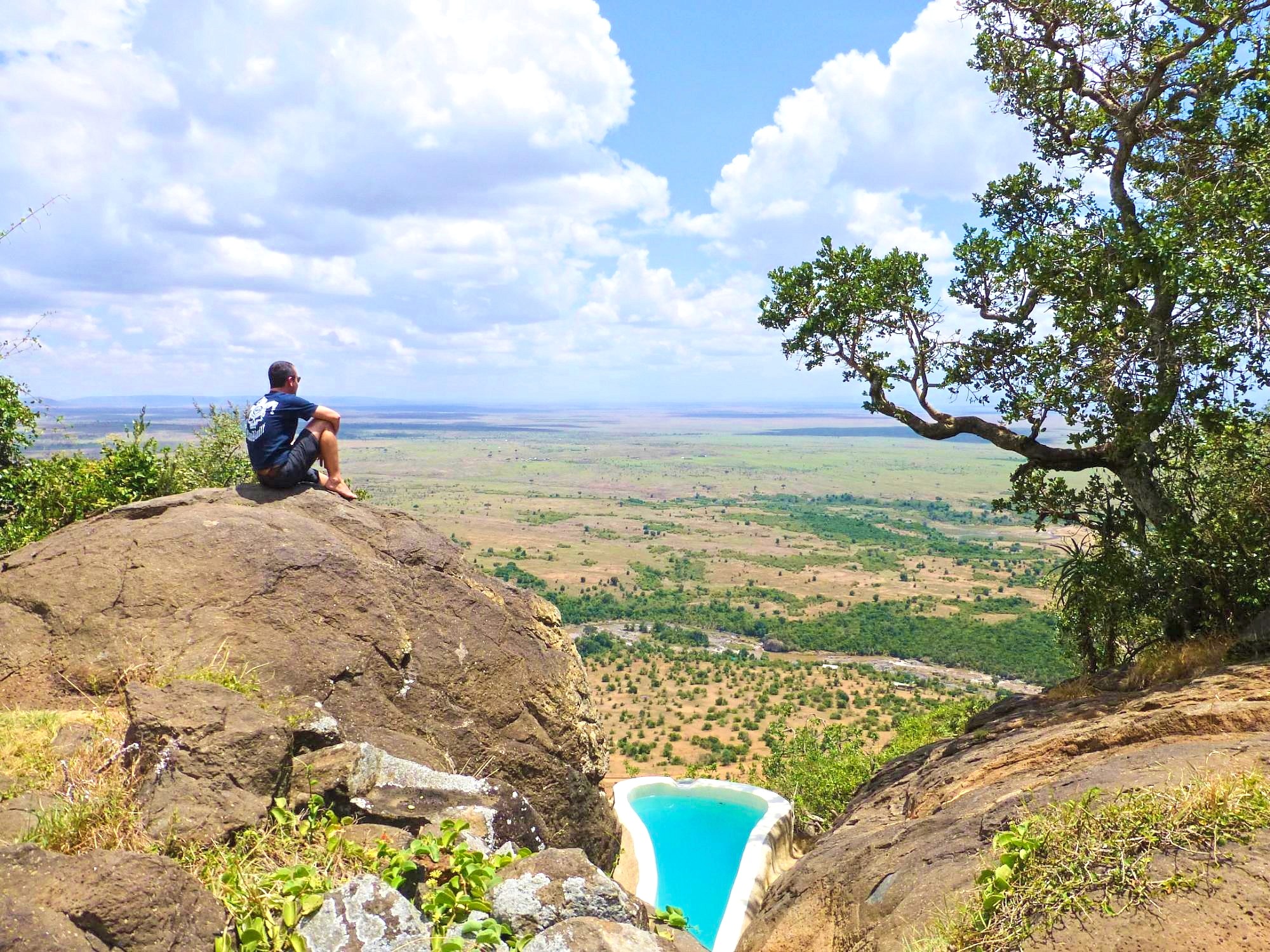 Plunge pool view