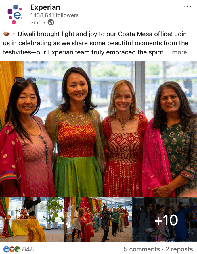 Marketing Spotlight Experian social media