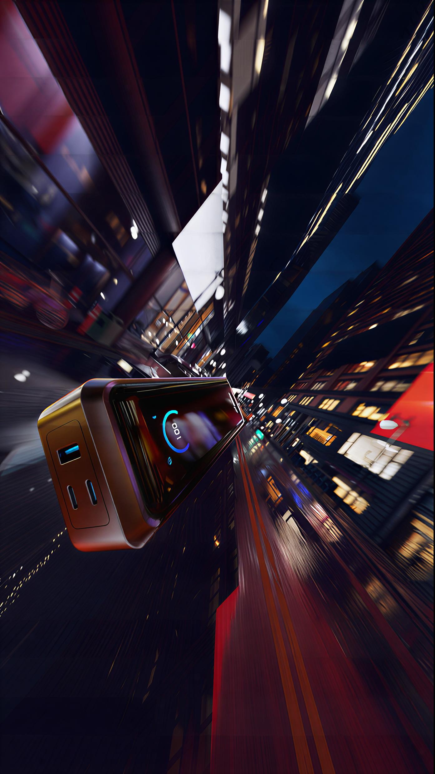 A narrow alley lined with colorful shops and vibrant displays, capturing an upward view.