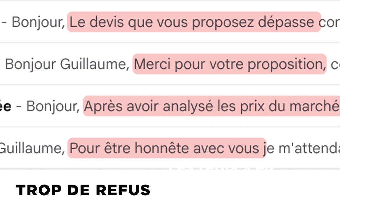 Les refus de projet vidéo s'enchaînent