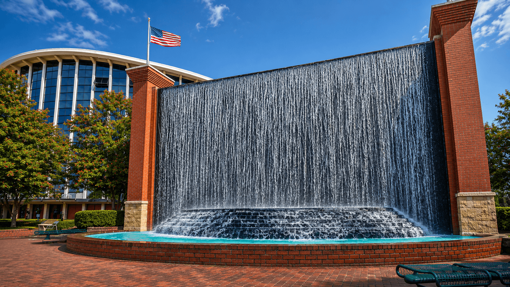 Js Dorton Waterfall Wall Built By Concrete Hippo