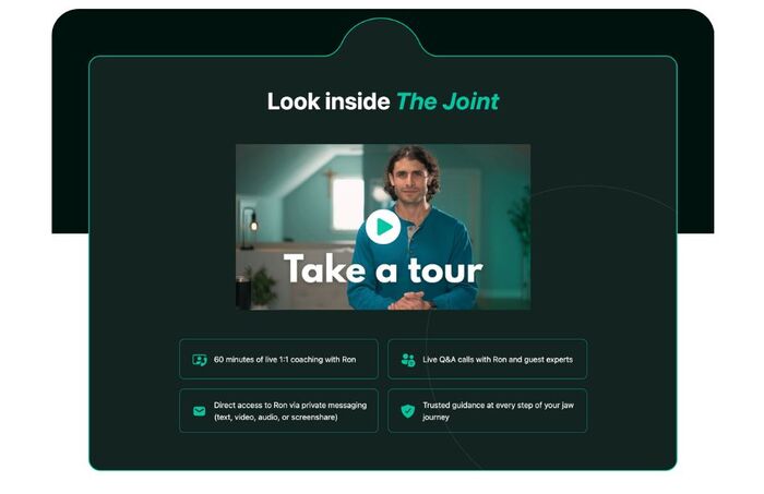the joint features page screenshot