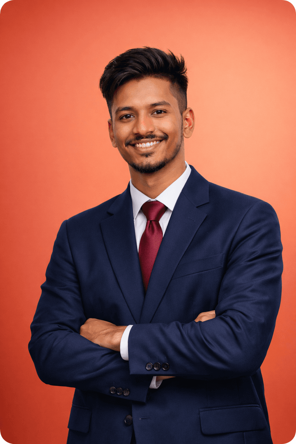 Mature male CEO in office setting