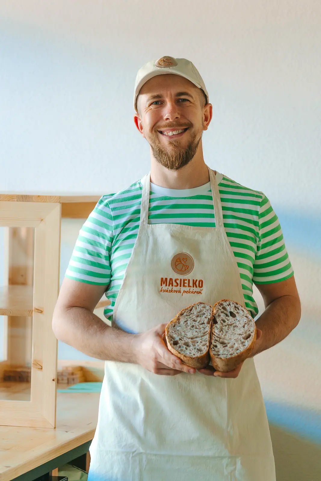 kváskový chlebík z Masielka