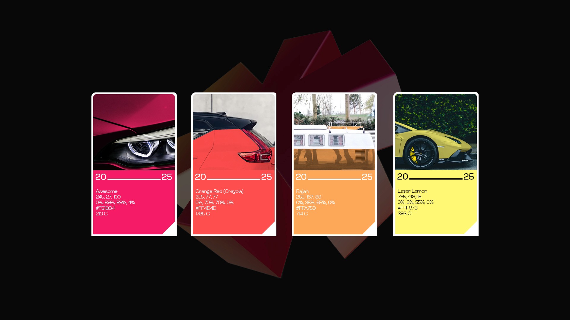 Gray and yellow gradient