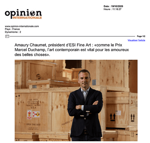 Inernational opinion article