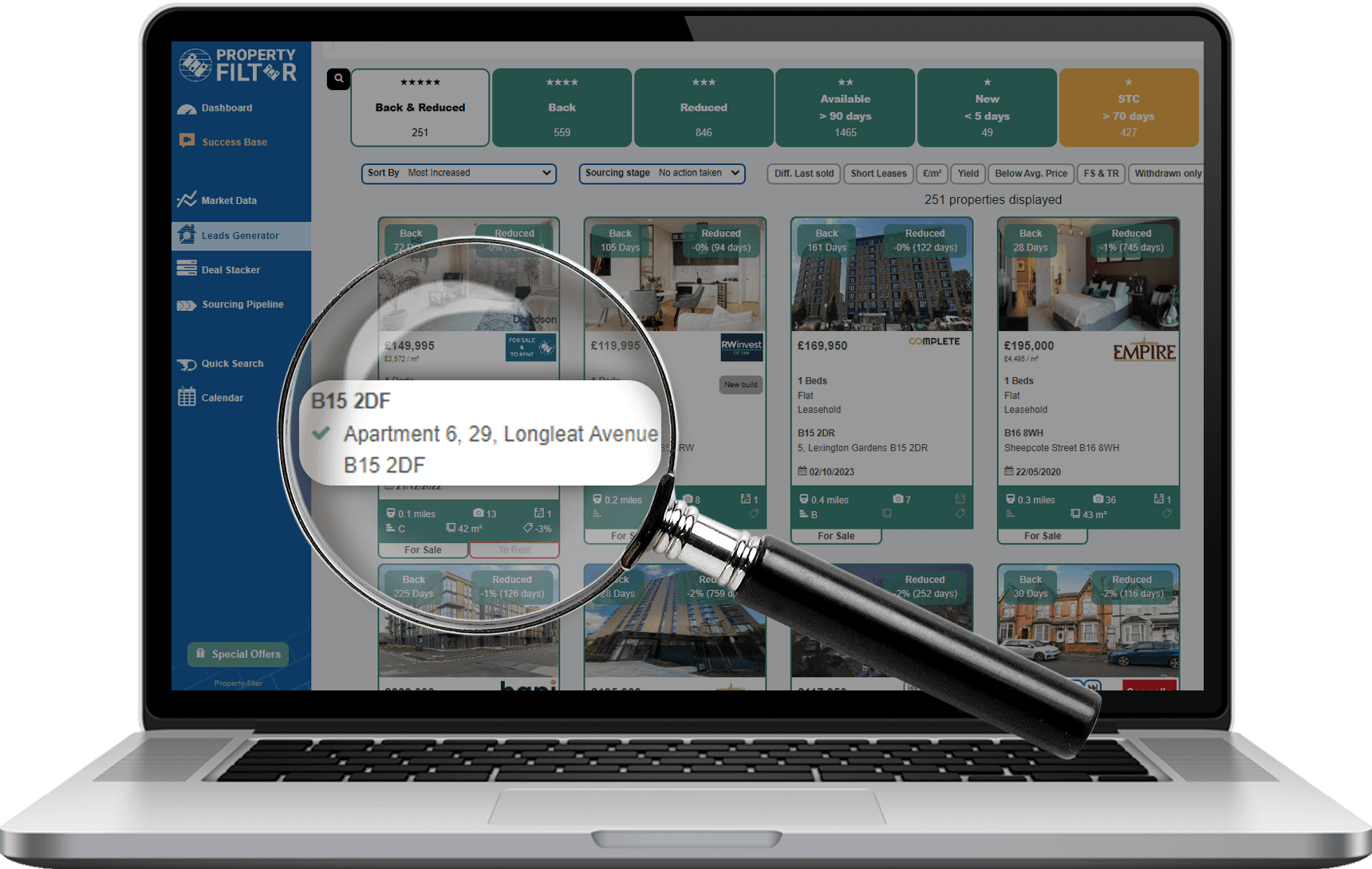 Full address to contact vendors