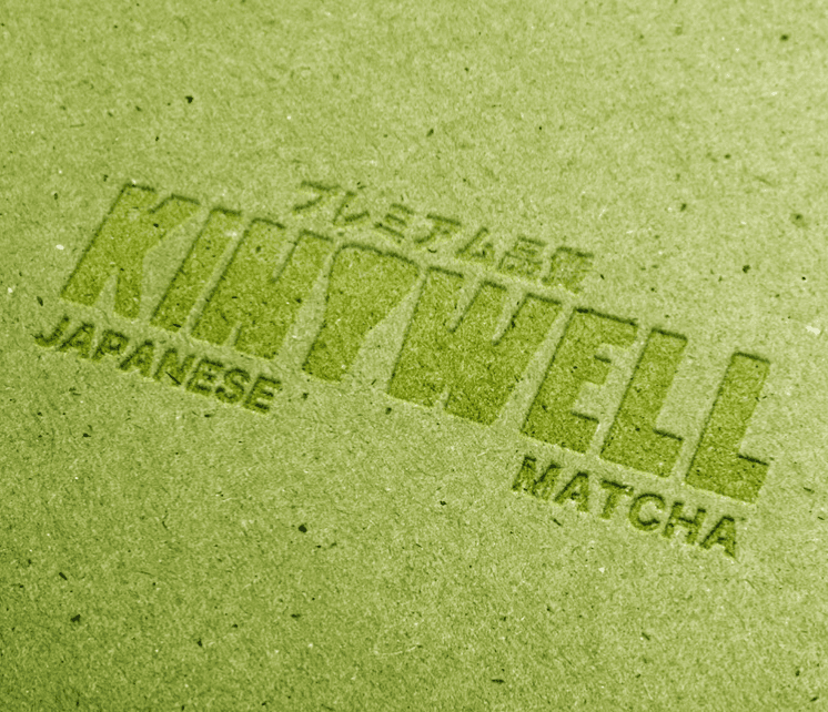 Kinuwell Matcha brand identity and packaging