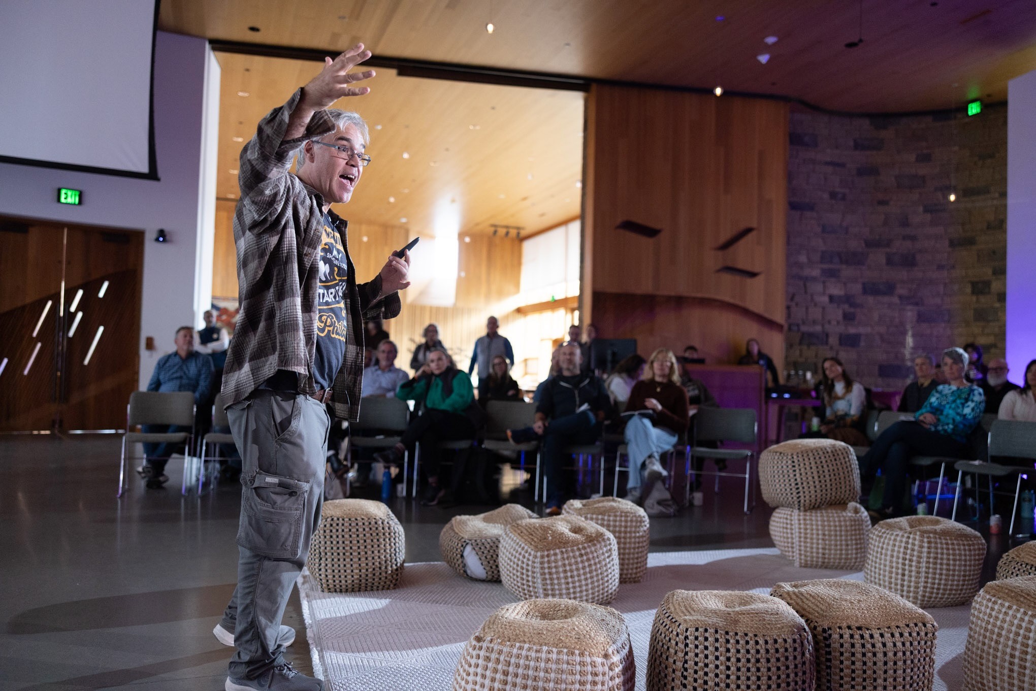 Eric Schwitzgebel delivering a keynote at the Artificiality Summit