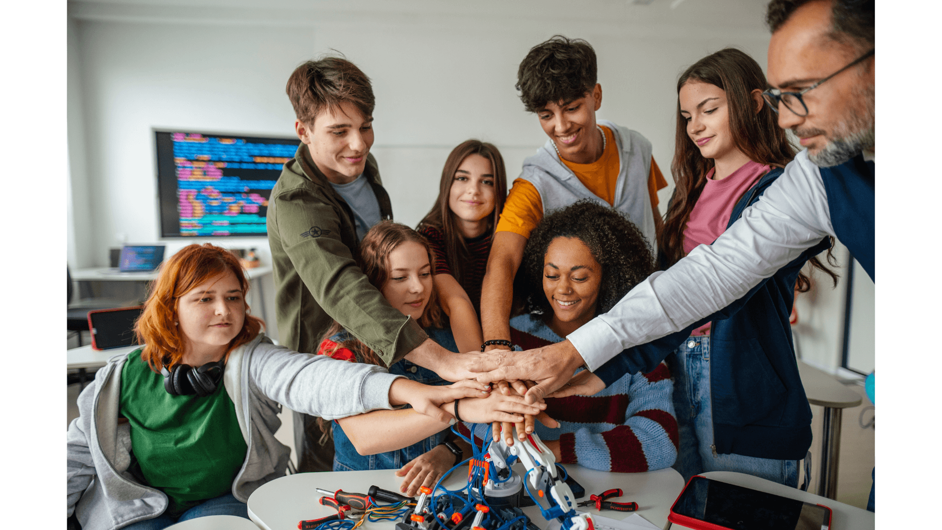 group of people playing instruments