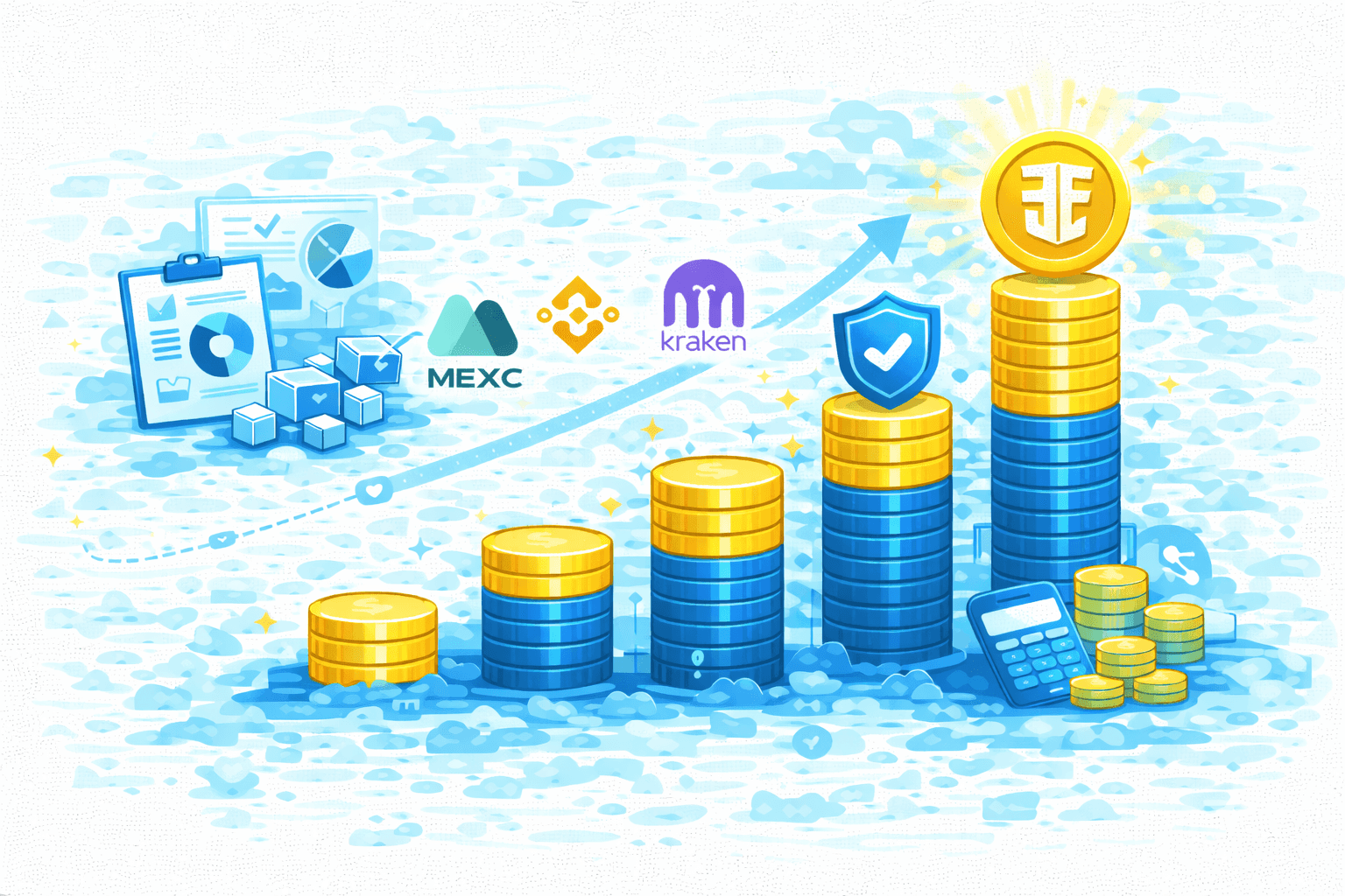 Picture illustrates smart budget projection when it comes to token launch cost and all associated expences with that
