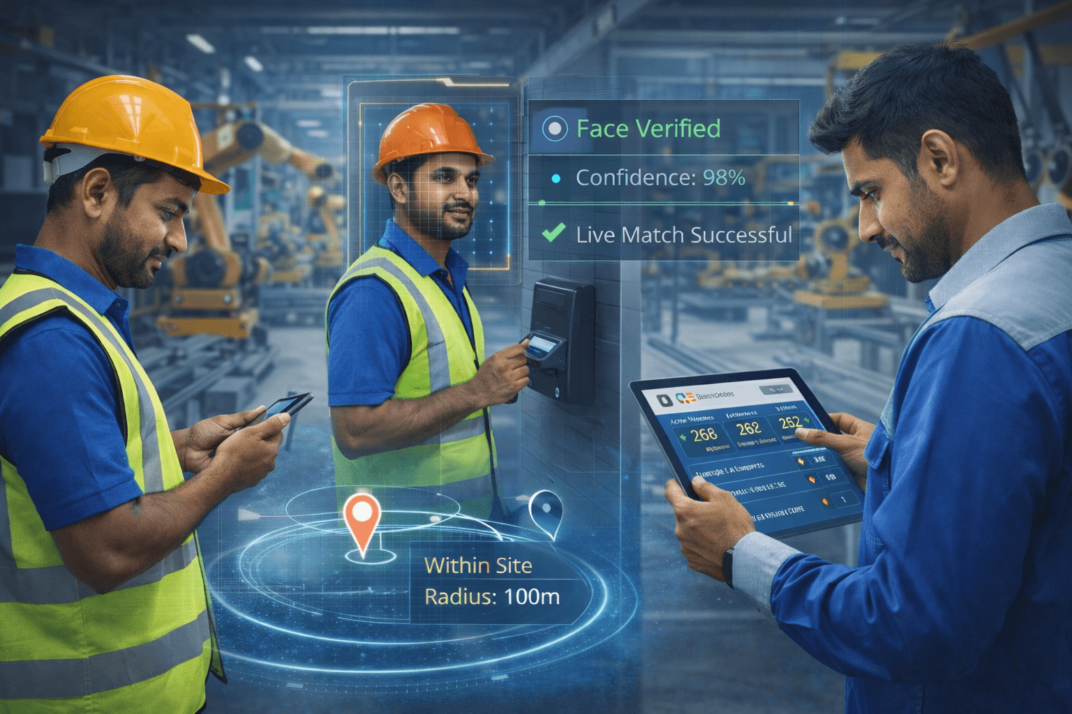 Geo-Fenced Attendance and Facial Recognition for Blue-Collar Workforce Implementation Guide