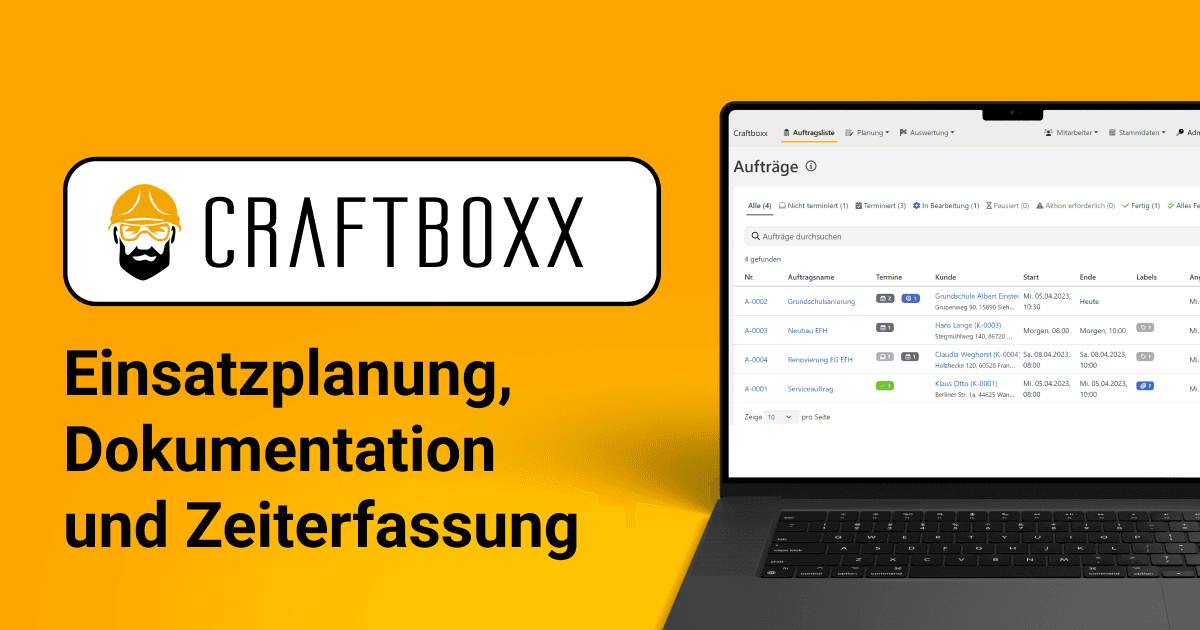 Handwerkersoftware Kostenloser Test Ab 9 99 Pro Monat