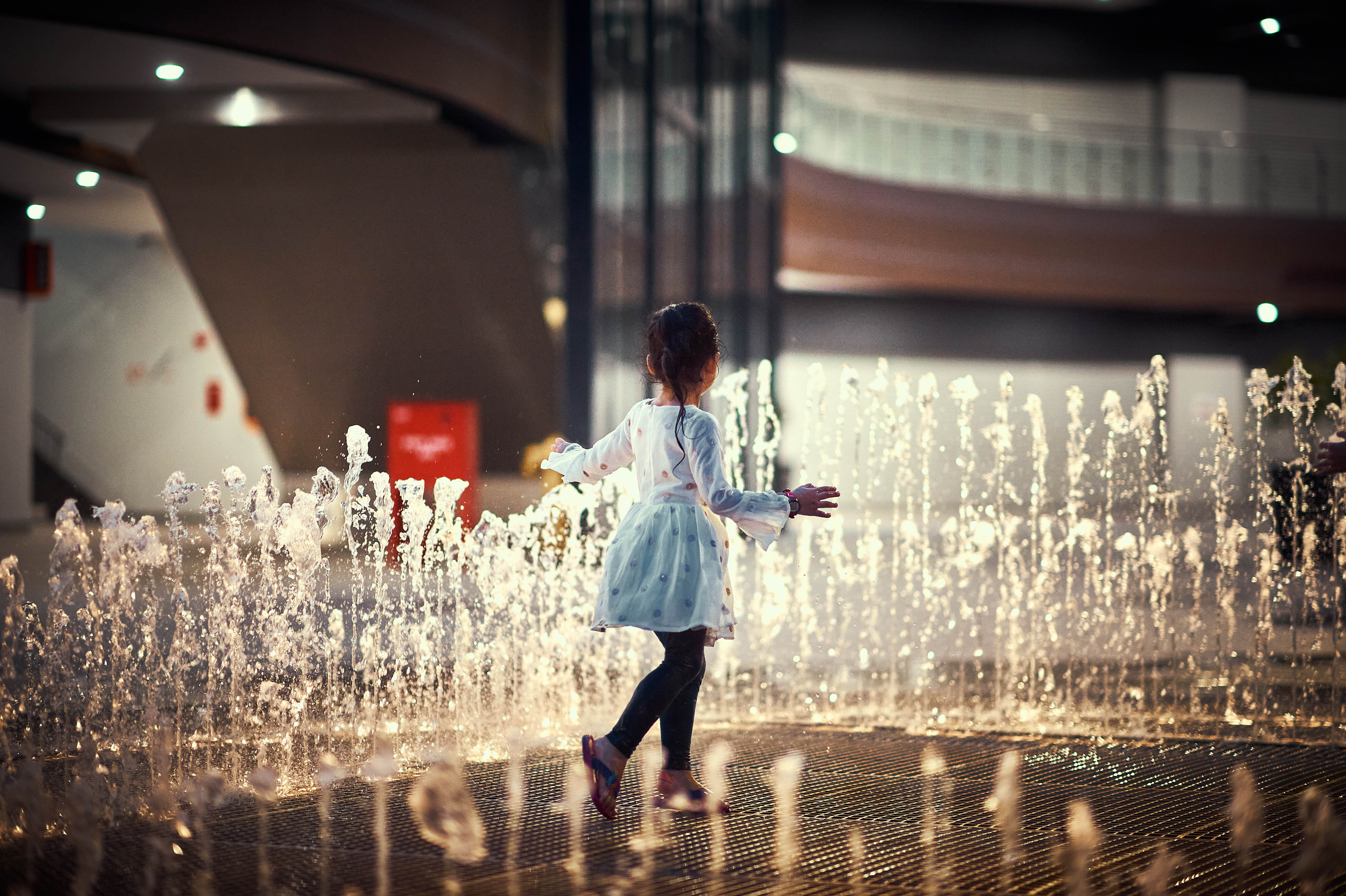 Night view of Eco Hill project by Asima Architects
