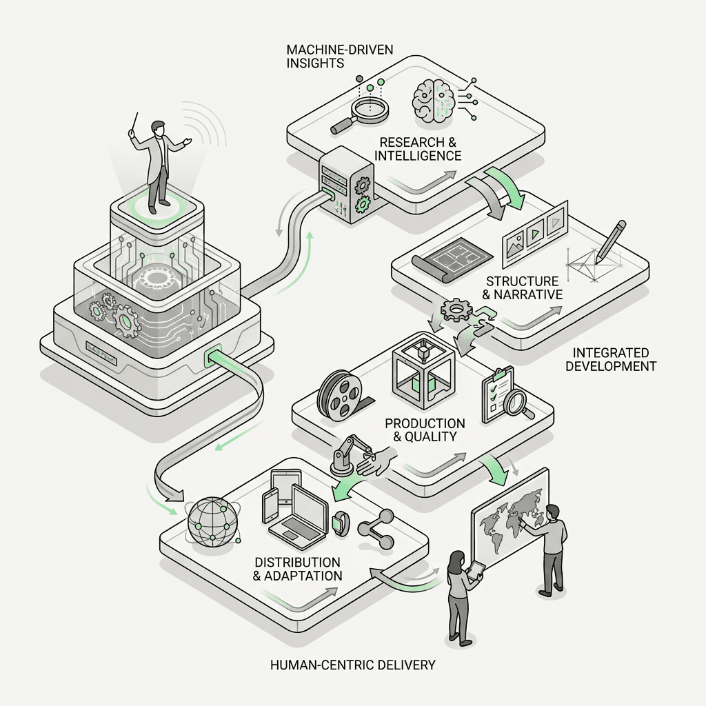 The orchestrated workflow stack four layers