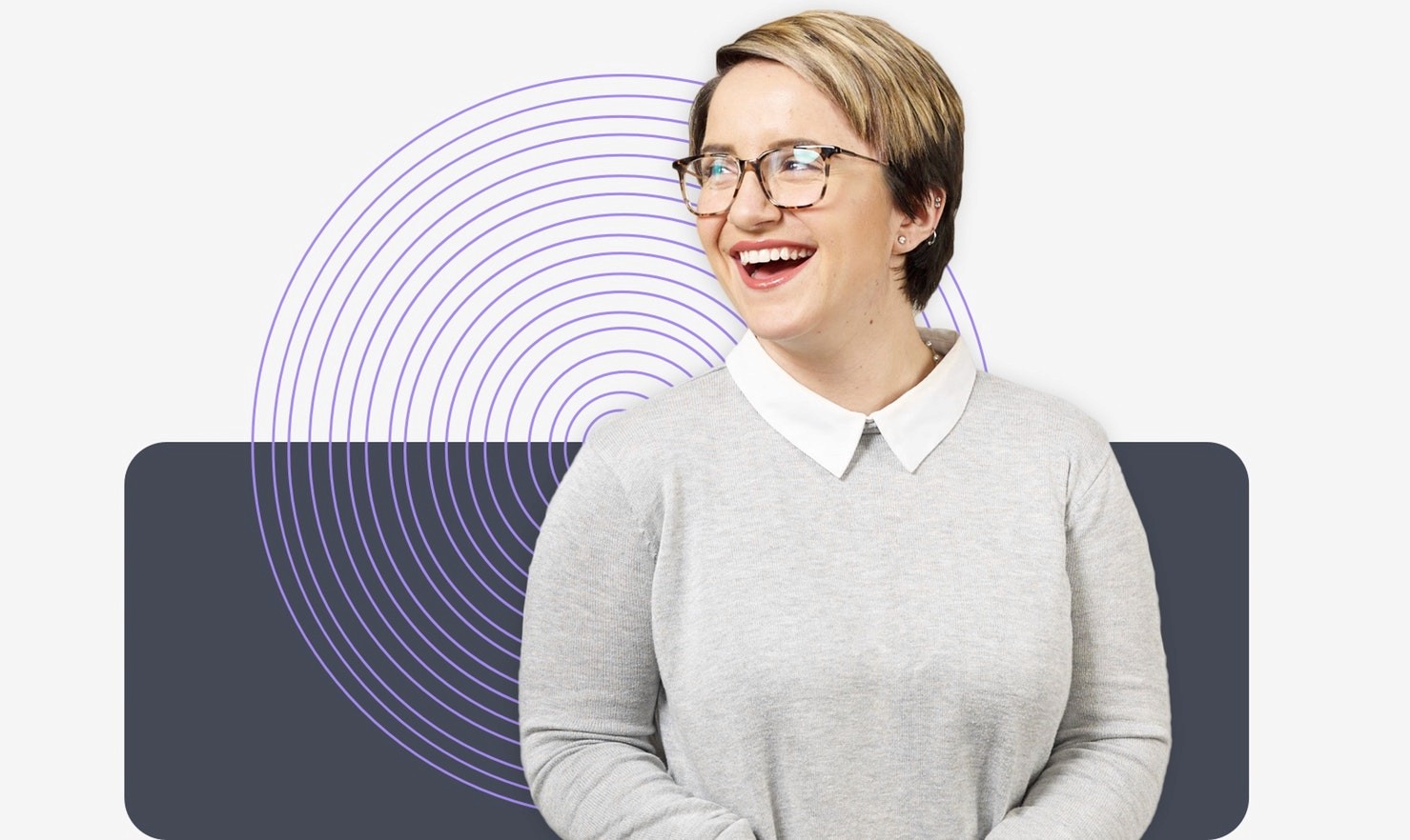 Close-up of a black smartphone’s top-left corner showing the Orbita app icon—a rounded square with the white globe grid on a green gradient—beside the Calendar and Mail icons, time reading 9:41.