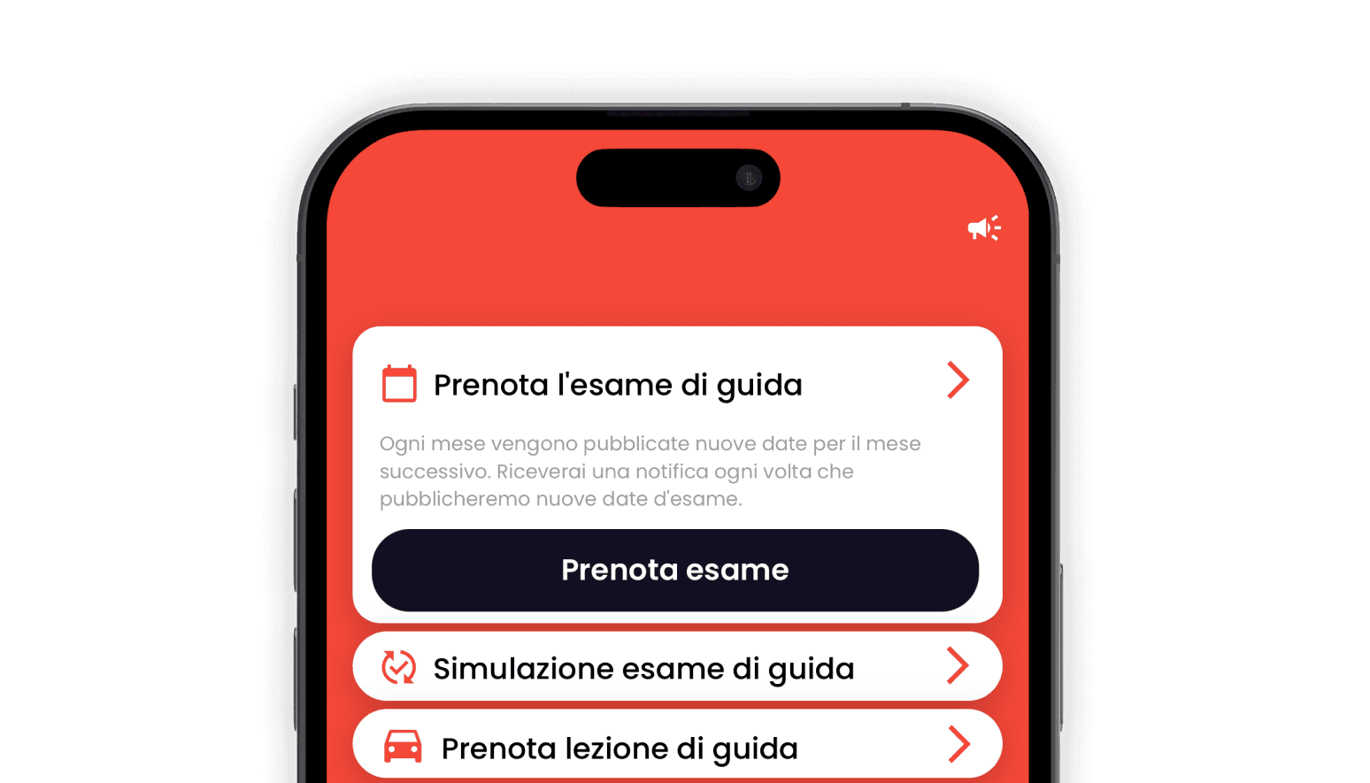 Autoscuola Schermata di inizio registrazione dell'app di Guidoio Autoscuola Digitale