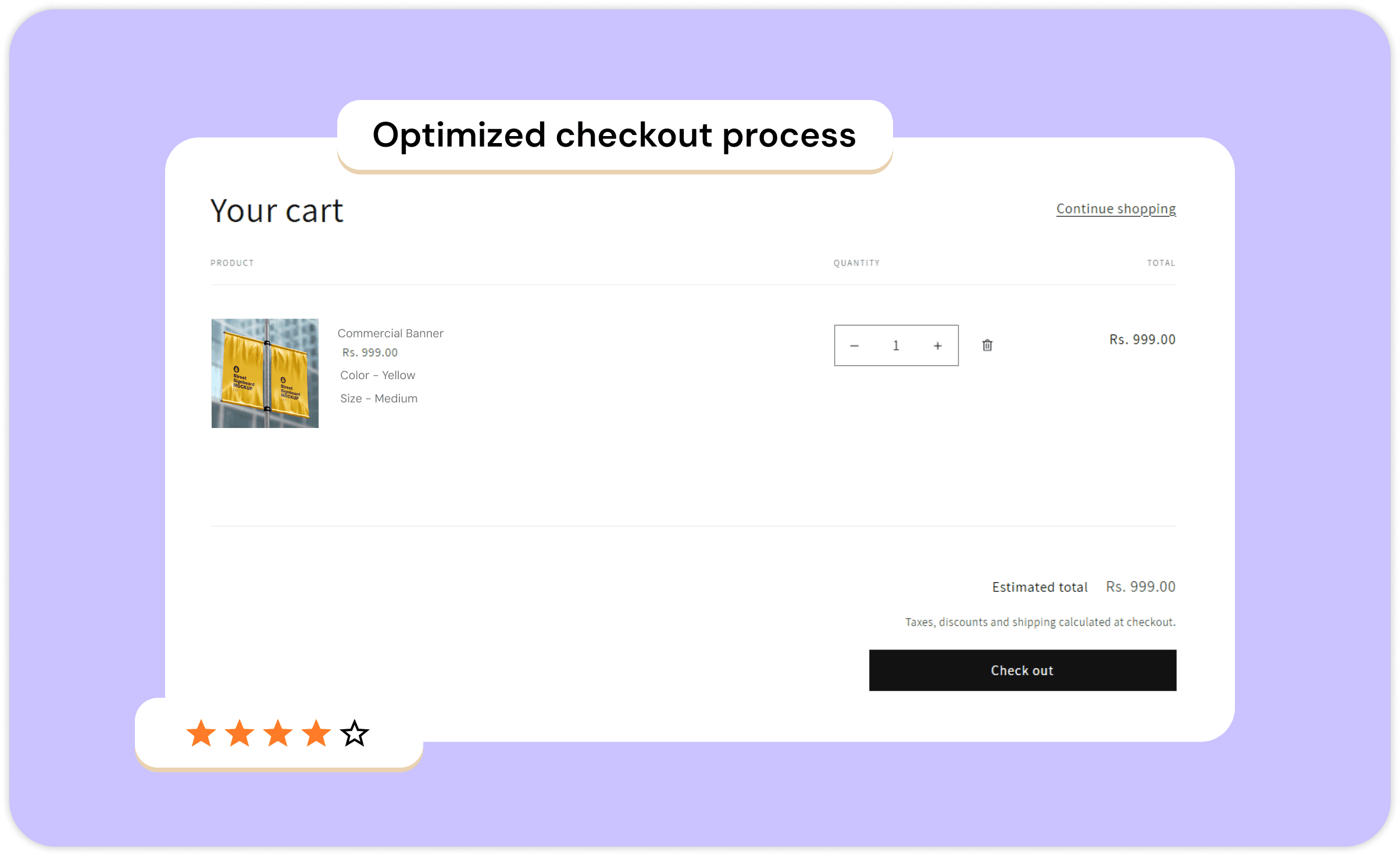 Seamless Checkout process