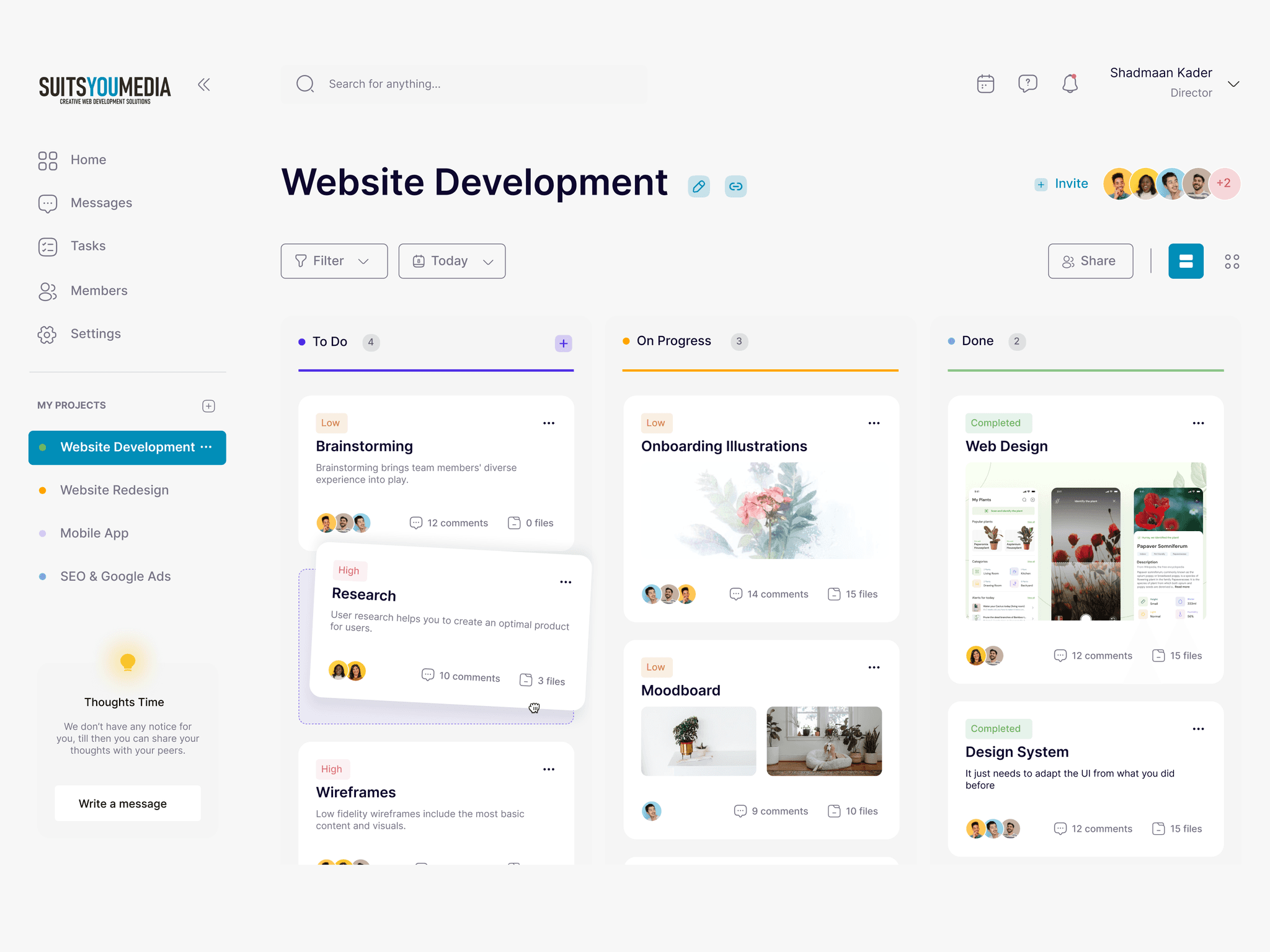 Dashboard UI