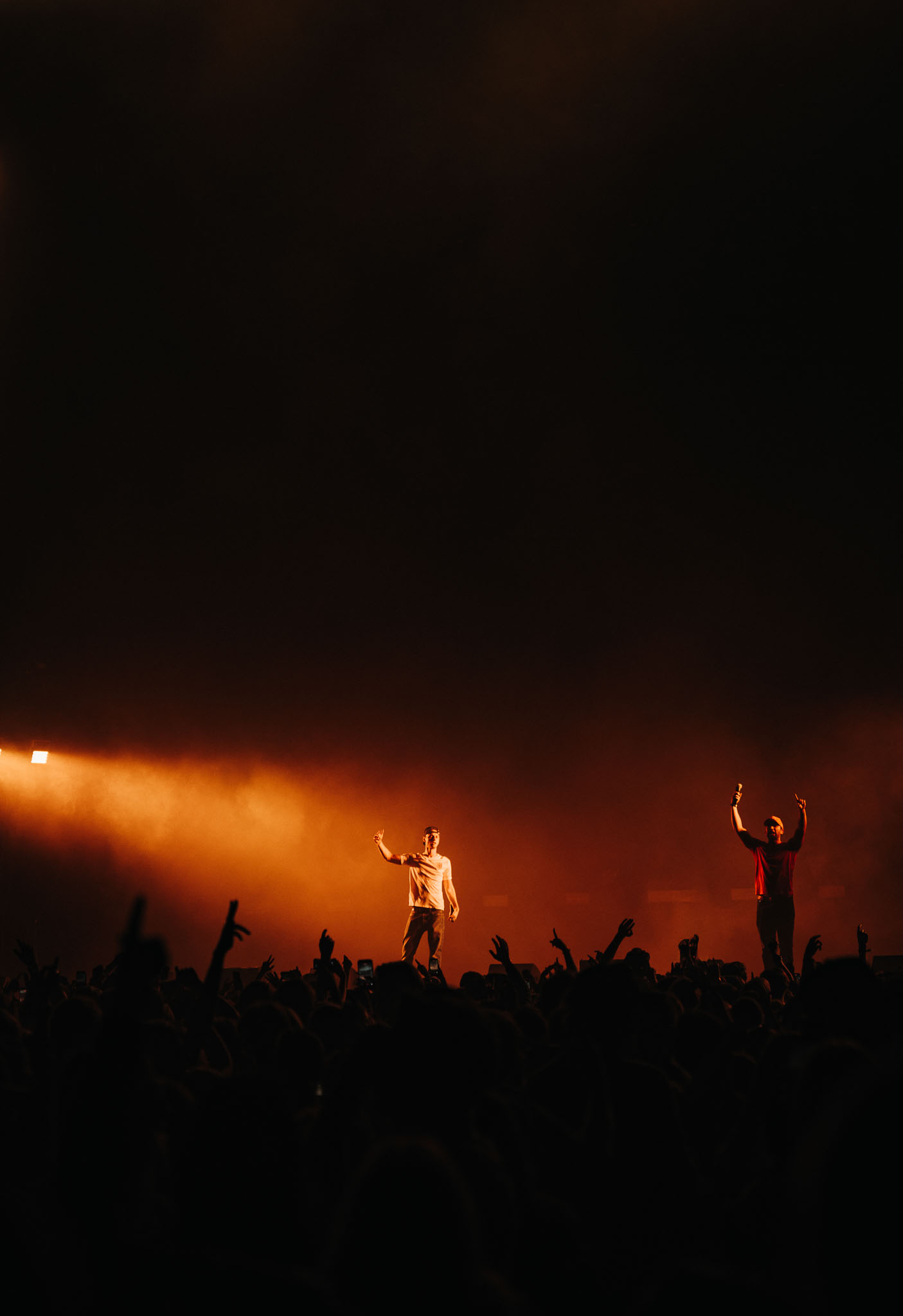 Stage performance filmed with multicam concert production for social media and live content delivery