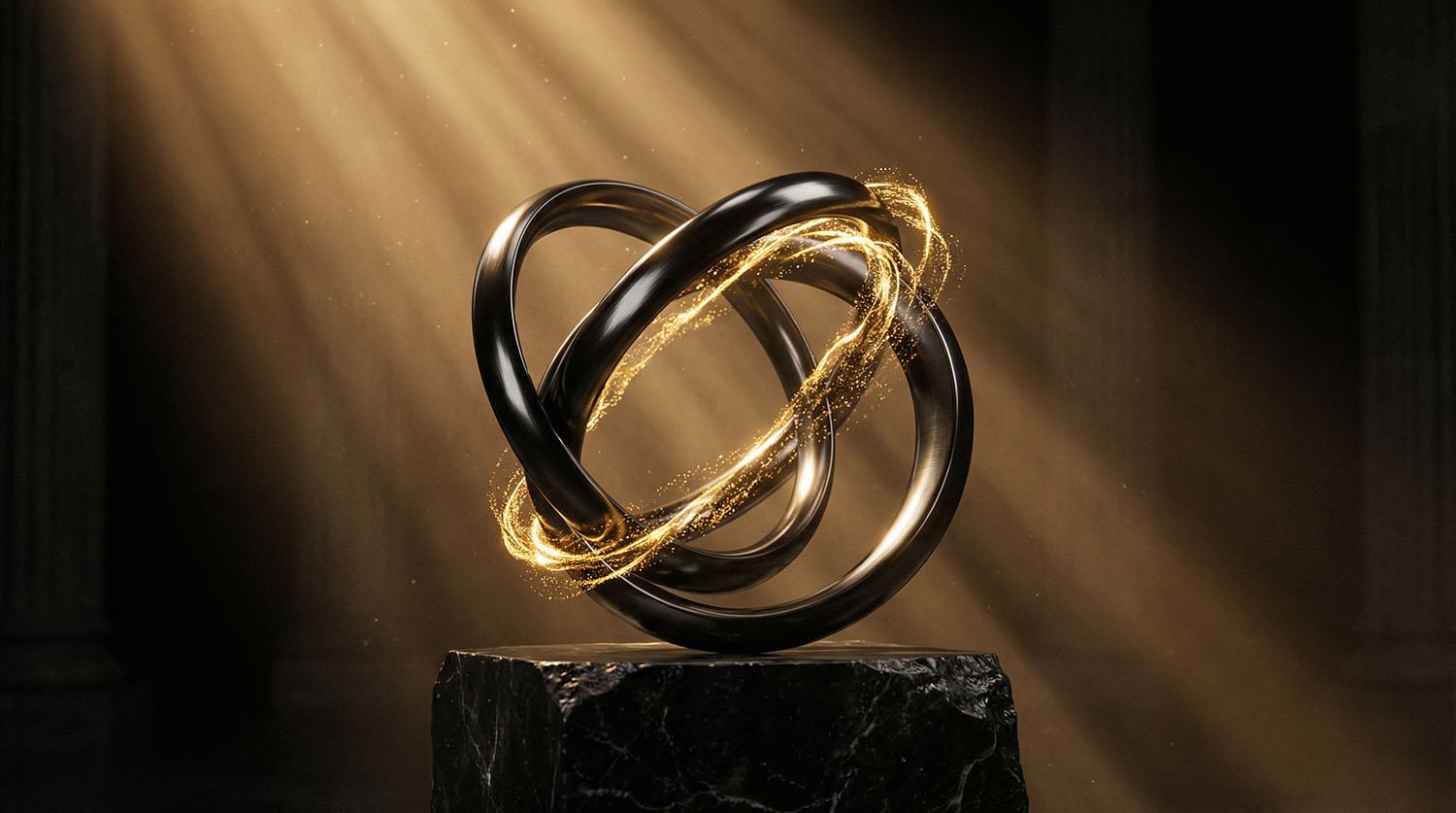 Office Picture with dark elements and blue light