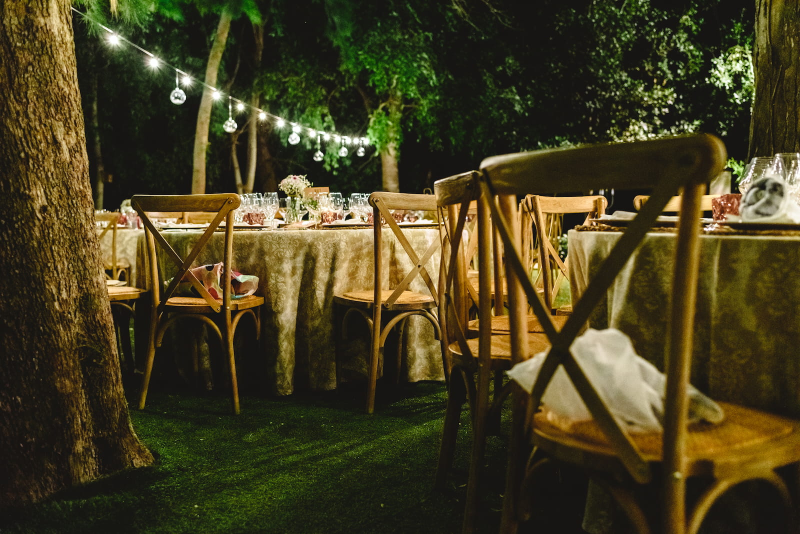 Outdoor Wedding Reception