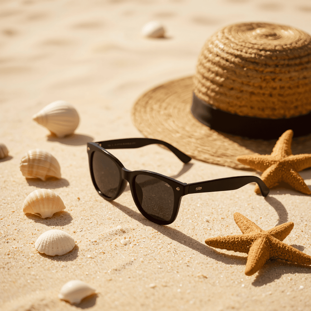 product photography of sunglasses