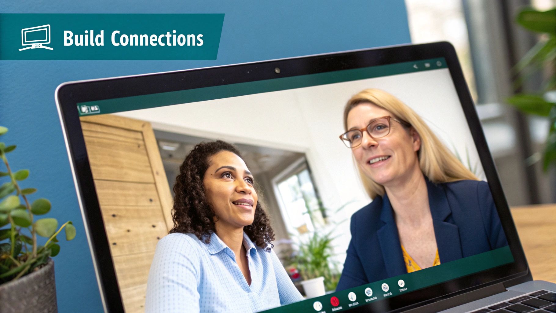 A close-up of a person's hands typing a thoughtful comment on a laptop, with the LinkedIn interface visible on the screen.