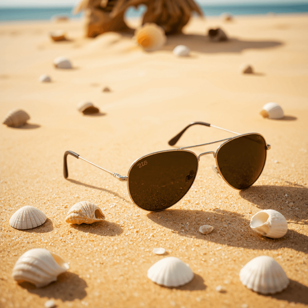 product photography of sunglasses