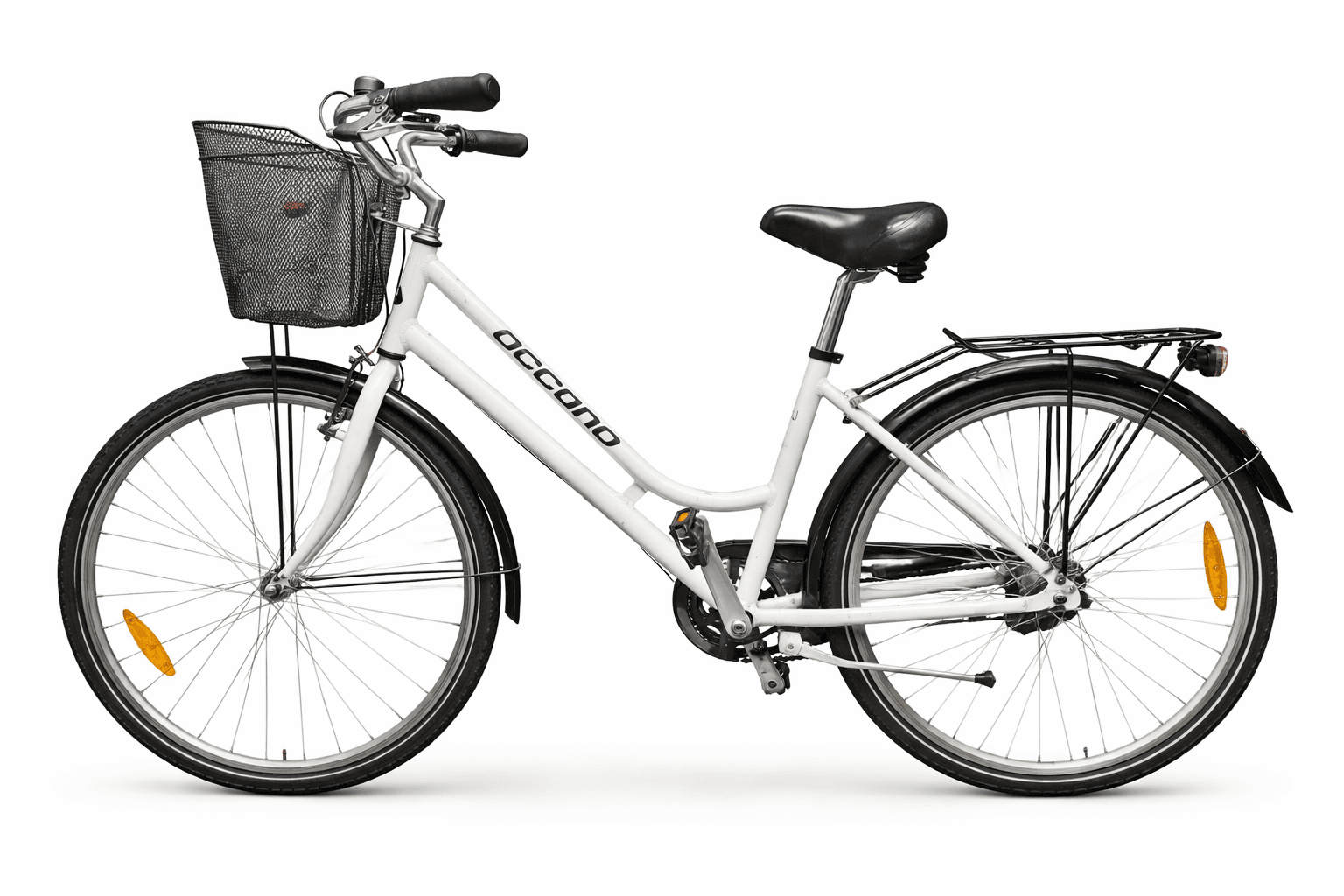 Helkama damcykel 28 tum med 6 växlar och pakethållare – begagnad cykel servad hos cykelverkstad i Uppsala med full cykel service.