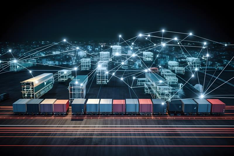 shipping contrainers that look like ai nodes