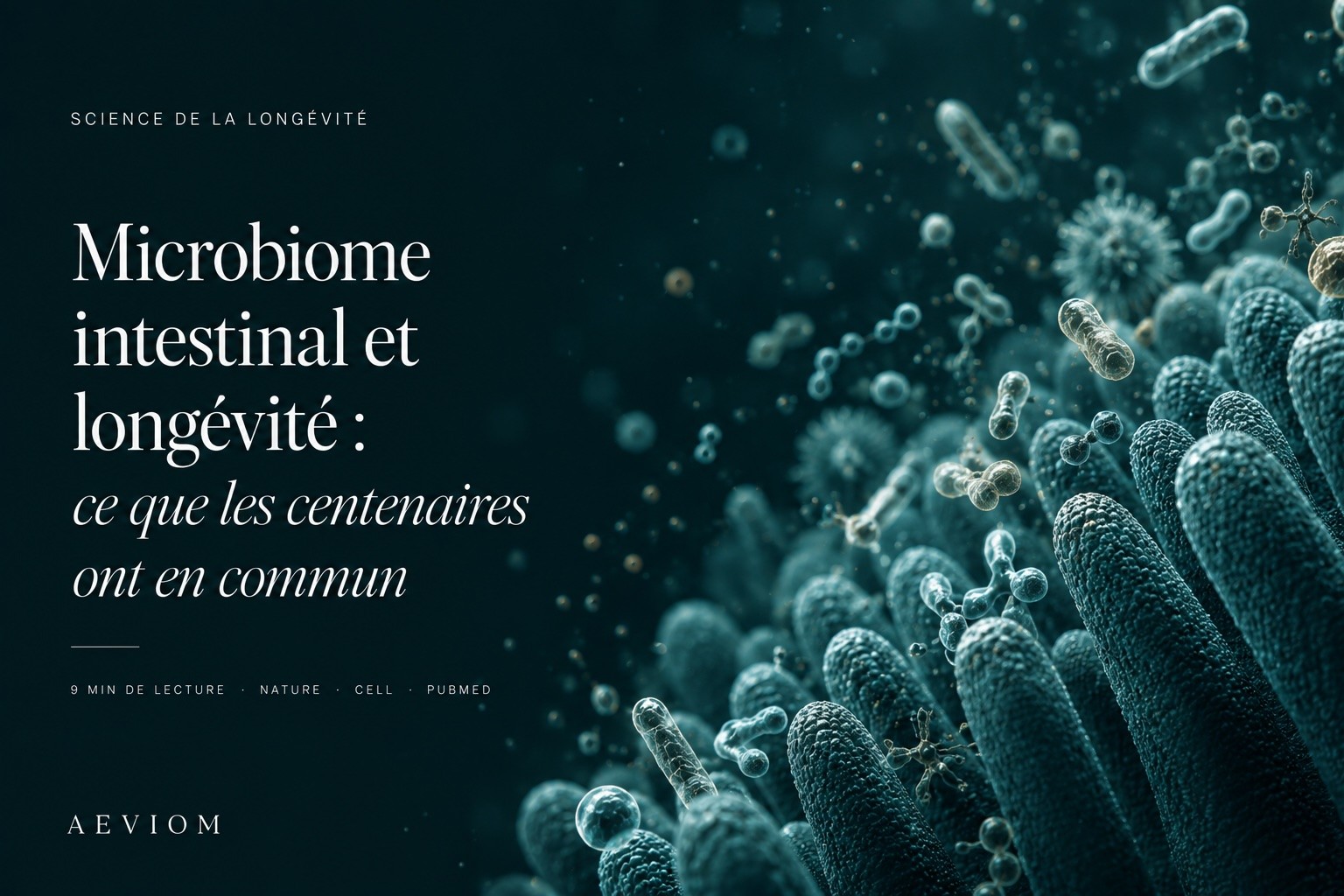 Microbiome intestinal et longévité : ce que les centenaires ont en commun