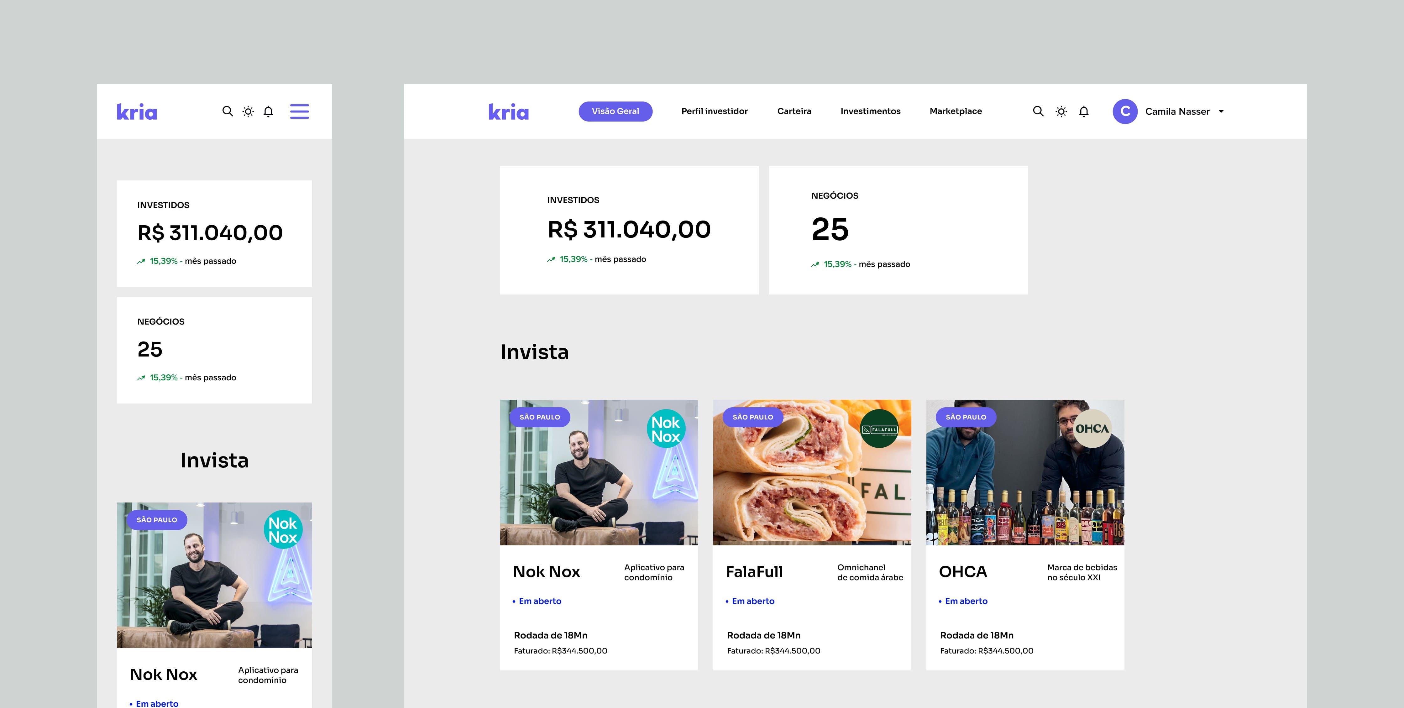 Case Kria - App