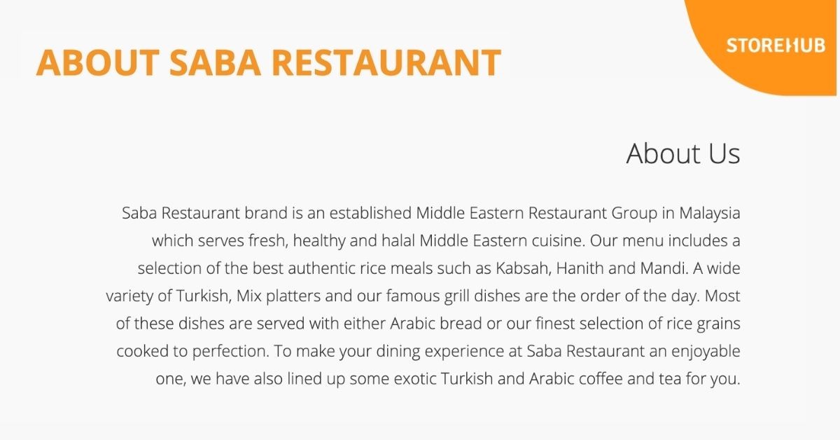 The About Us Page of an online business