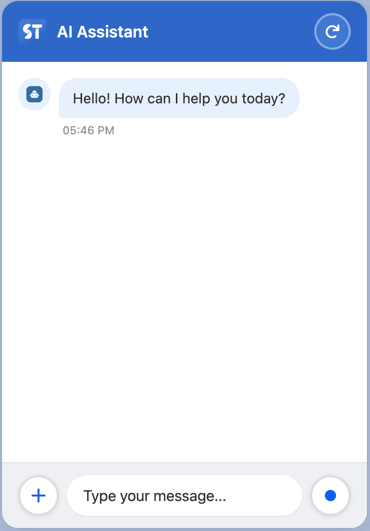 SimpleT AI Agent Interface