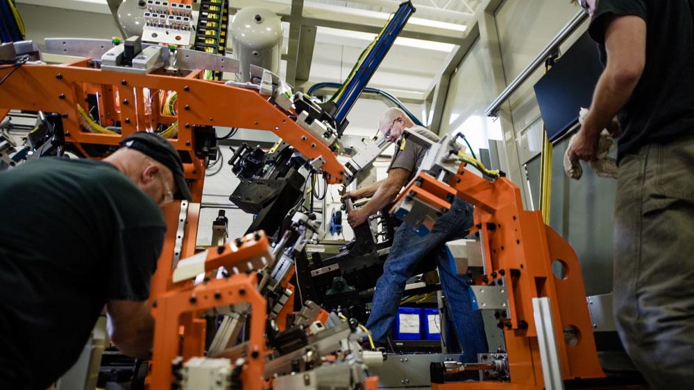 An industrial machine