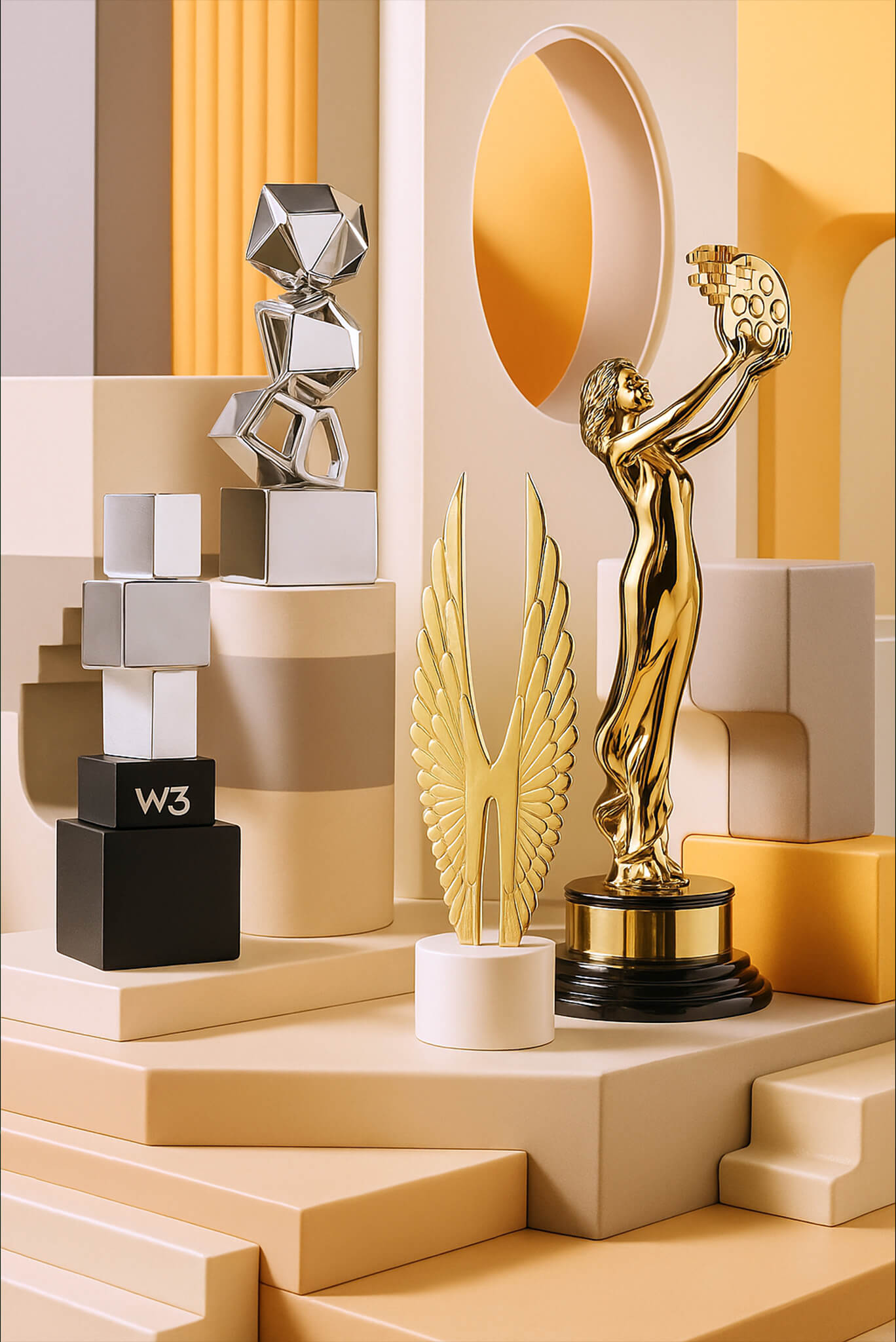 Award-winning designer with Awwwards, Altın Örümcek, Behance, Hermes, AVA, W3, Stevie, Horizon & Davey Awards honors.