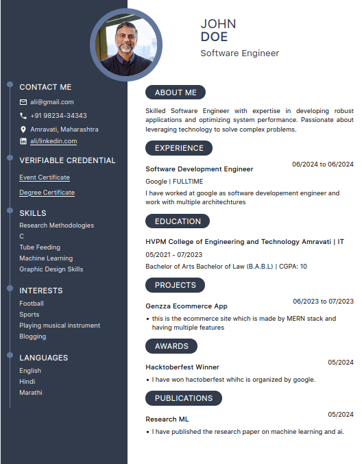 Free Resume Templates