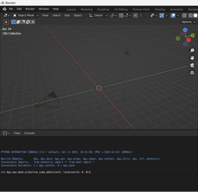 python scripts for blender 3d