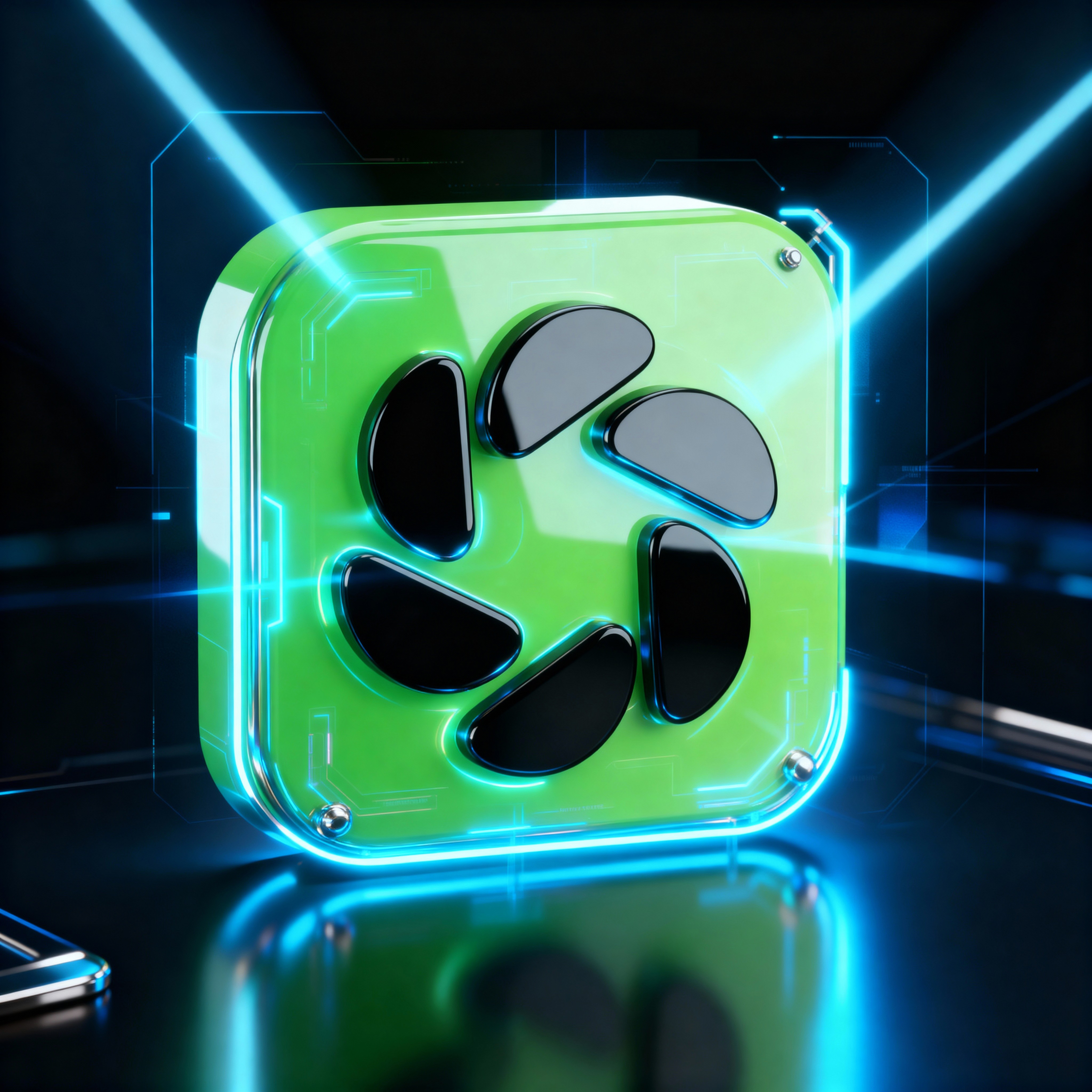 Credit card mockup displaying $430,000 balance and masked card details