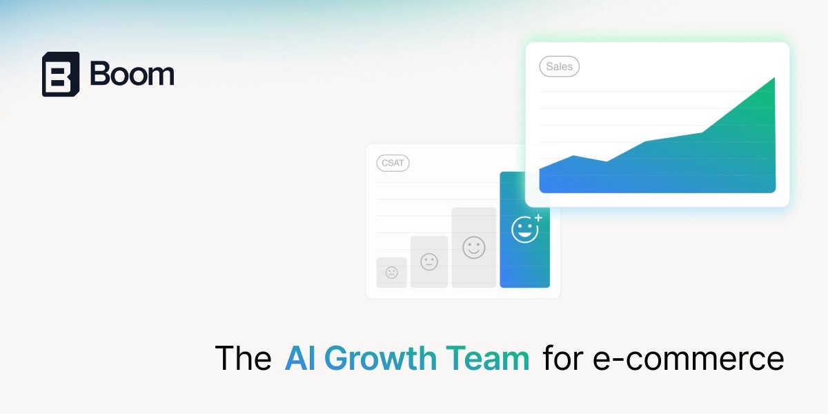 Boom - Increase E-commerce Sales With AI logo