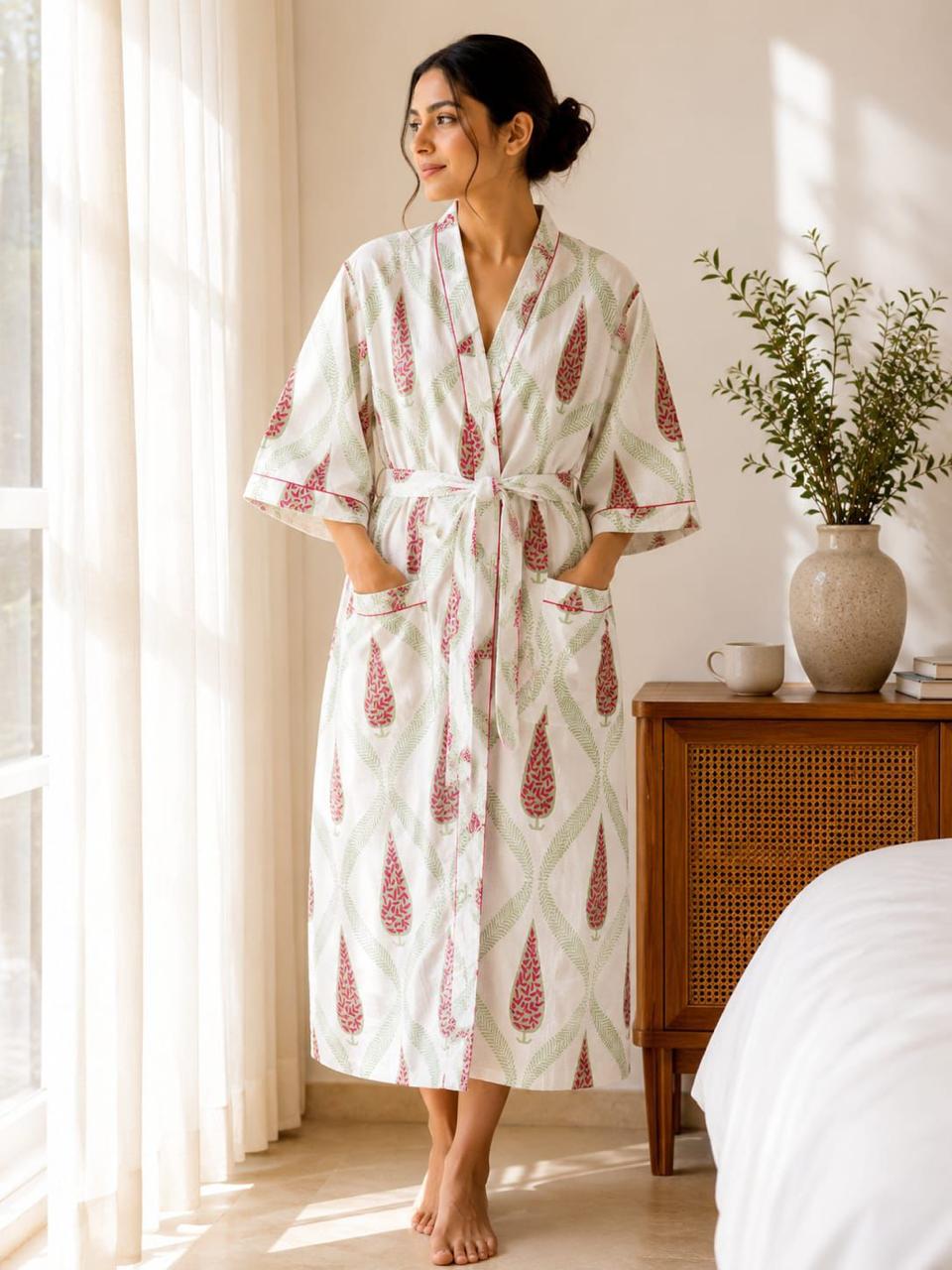 Crimson Cypress Robe