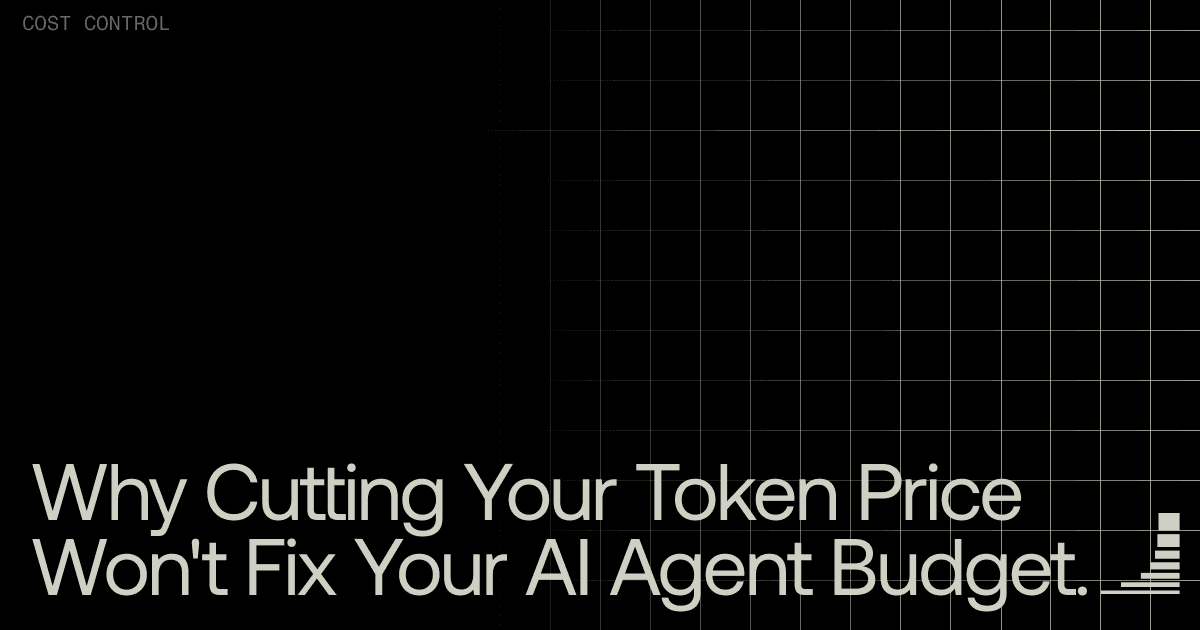 Waxell blog cover: The Loop Tax — AI Agent Budget and Token Cost
