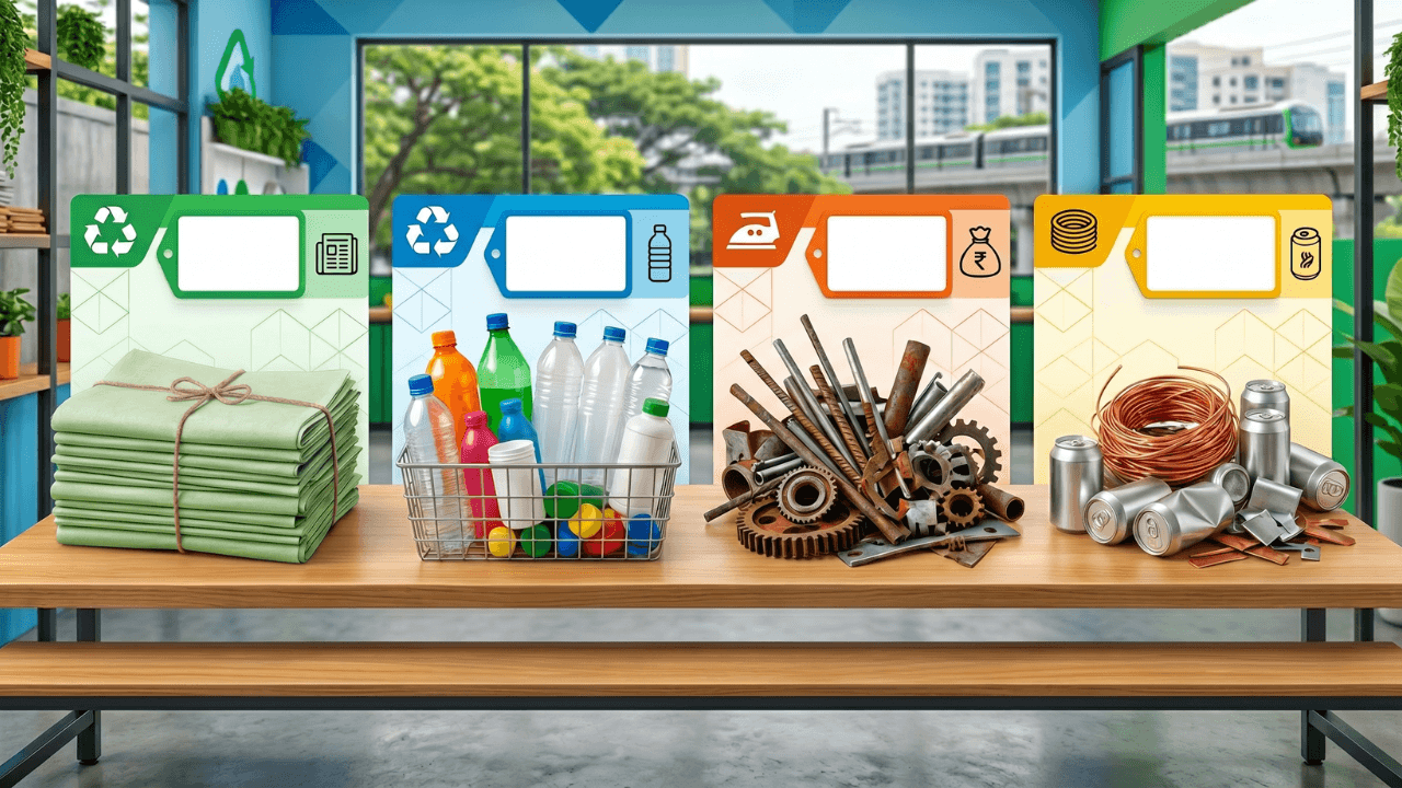 Scrap Rates in Bangalore Today (2026): Latest Price List for Paper, Metal & E-Waste