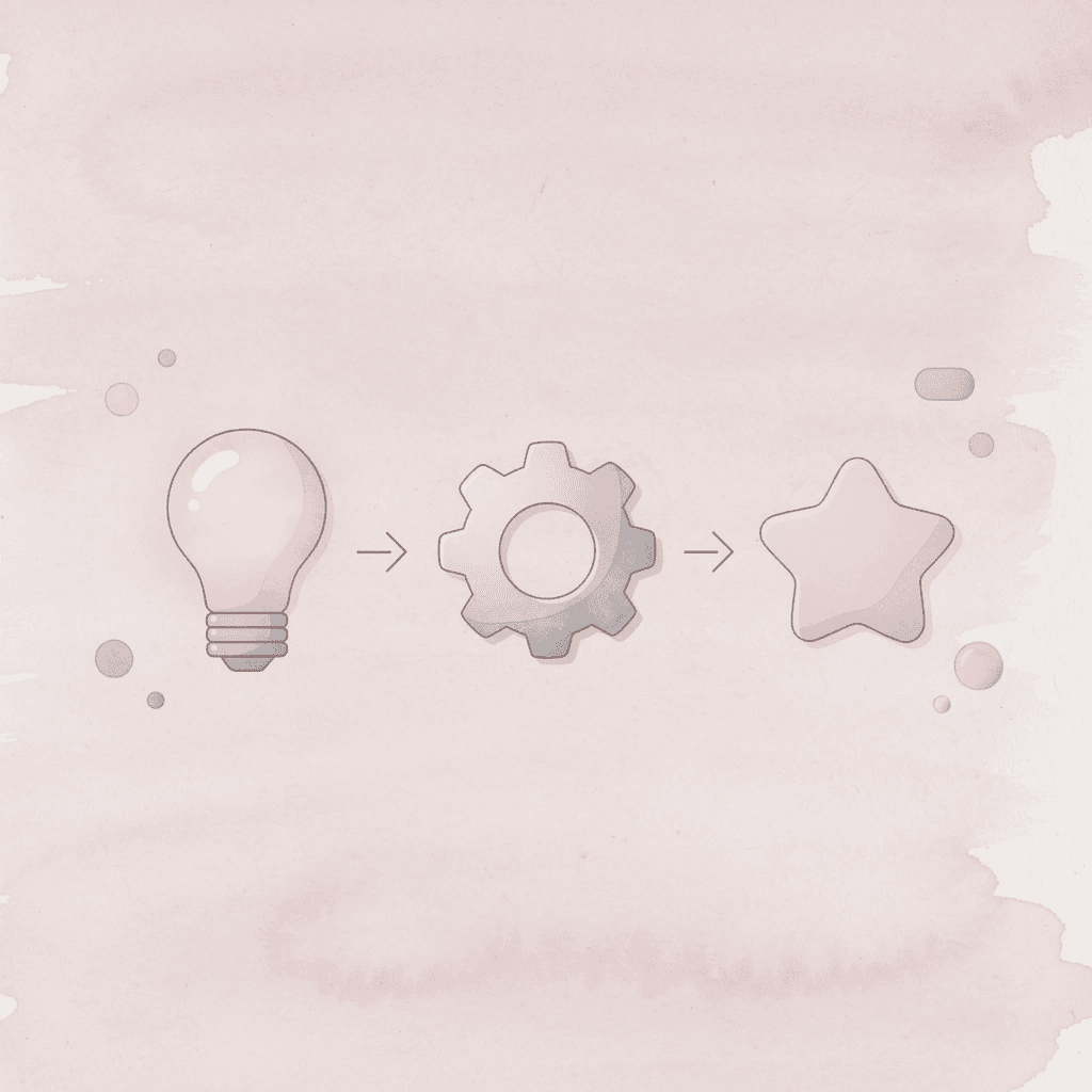 Three icons representing intake, extraction, and storage phases