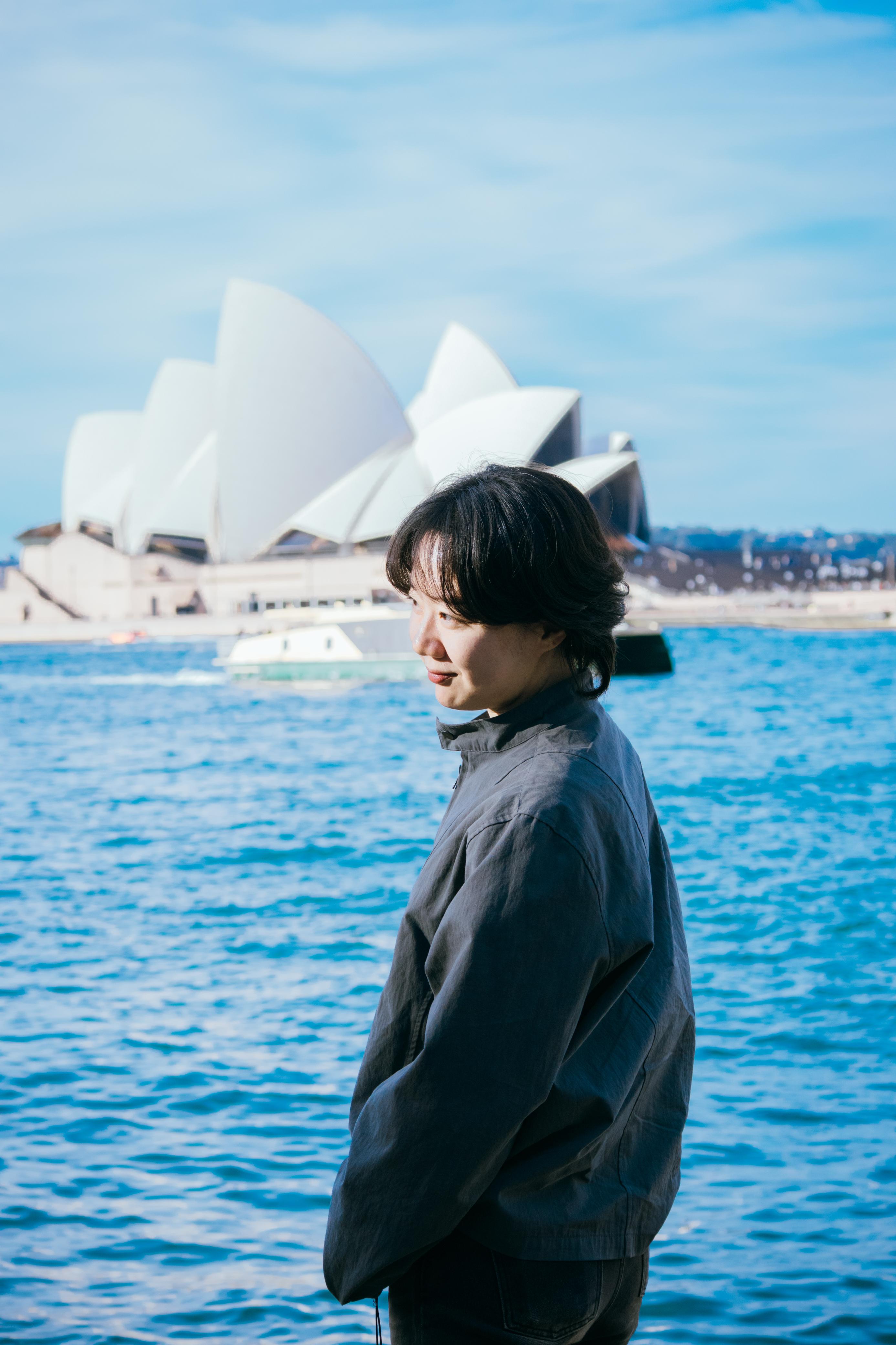 Woman with color palette