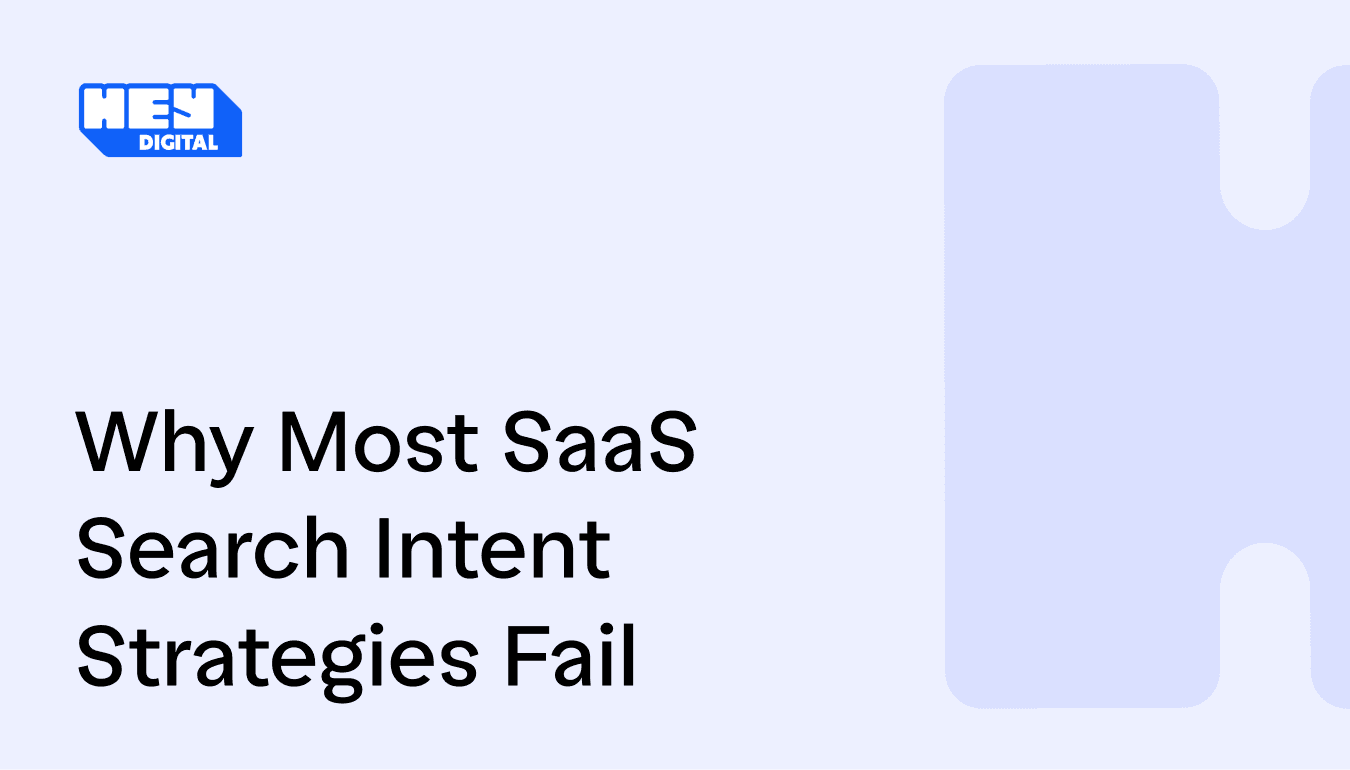 SaaS Search Intent Strategy