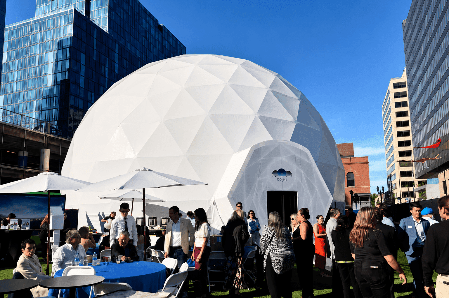 The Domes immersive venue in downtown San Jose
