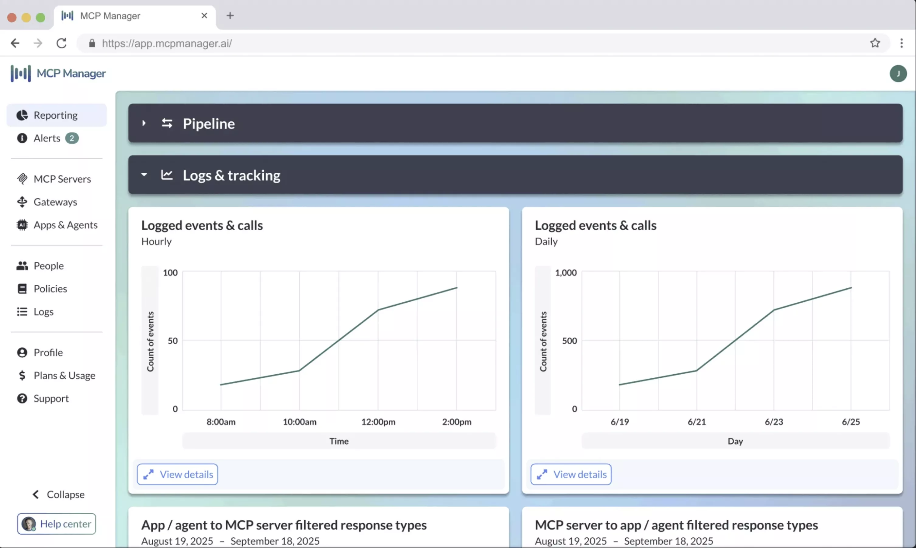 MCP Manager Dashboard